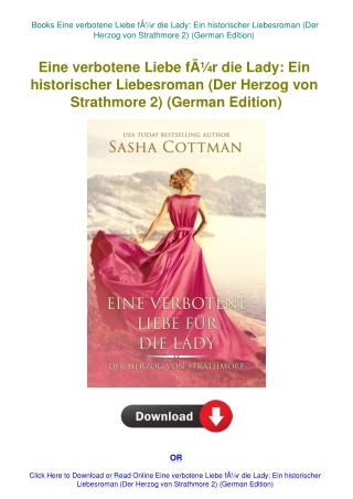 Books Eine verbotene Liebe fÃƒÂ¼r die Lady Ein historischer Liebesroman (Der Herzog von Strathmore 2