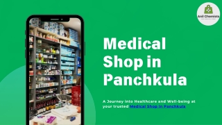 Medical Shop in Panchkula