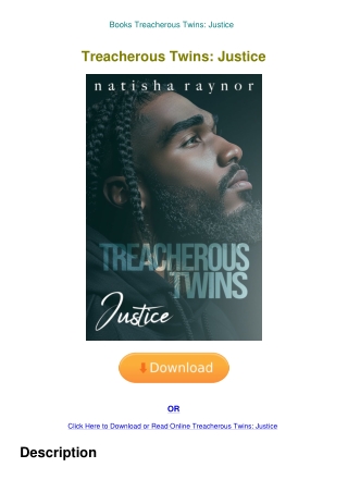 Books Treacherous Twins Justice