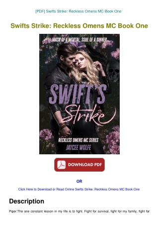 [PDF] Swifts Strike Reckless Omens MC Book One