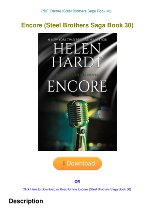 PDF Encore (Steel Brothers Saga Book 30)