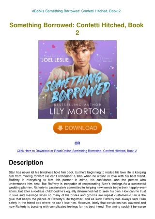 eBooks Something Borrowed Confetti Hitched  Book 2