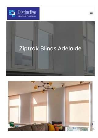 Ziptrak Blinds Adelaide