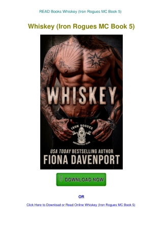 READ Books Whiskey (Iron Rogues MC Book 5)