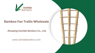 Bamboo Fan Trellis Wholesale