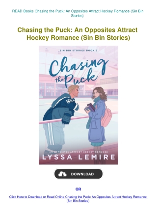 READ Books Chasing the Puck An Opposites Attract Hockey Romance (Sin Bin Stories)