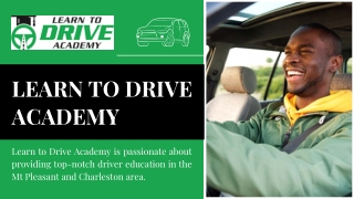 DMV Road Test Preparation Mount Pleasant SC - Learn to Drive Academy