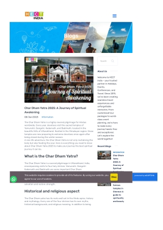 Char Dham Yatra 2025 A Journey of Spiritual Awakening