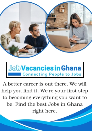 Jobs Ghana - Job Vacancies in Ghana