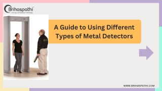A Guide to Using Different Types of Metal Detectors