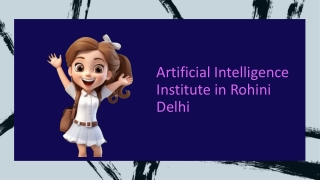 Artificial Intelligence Institute in Rohini Delhi