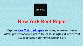 New York Roof Repair