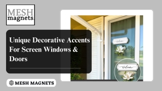 Eye-Catching Acrylic Packages at Door White Sign - Mesh Magnets