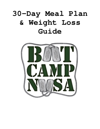30-Day Meal Plan and Weight Loss Guide Author Templatenet