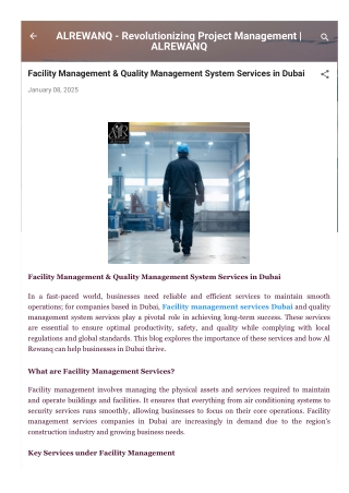 Quality Management System Services in Dubai