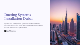Ducting systems installation Dubai