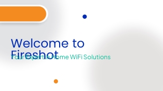 Your Expert in Home WiFi Solutions
