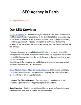 SEO Company in Mandi