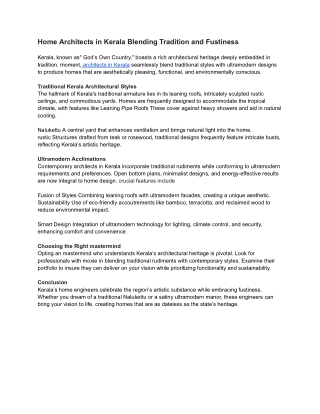 Home Architects in Kerala (1)