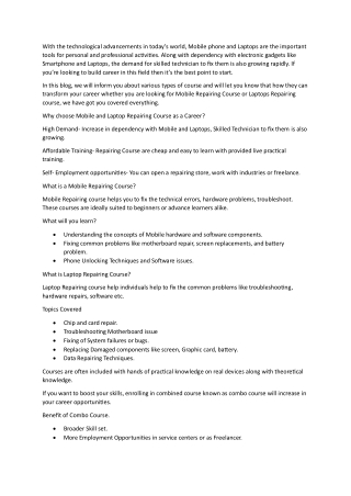 Hi tech institute Blog