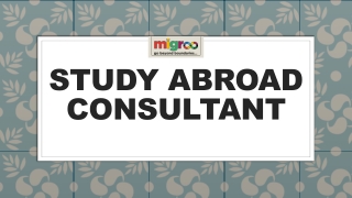 Study abroad consultant in Delhi