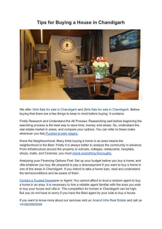 3 BHK Flats for sale in Mohali