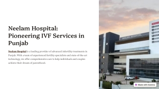 Neelam-Hospital-Pioneering-IVF-Services-in-Punjab