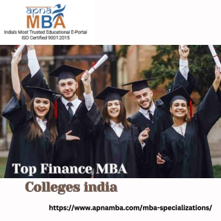 Top Finance MBA Colleges india