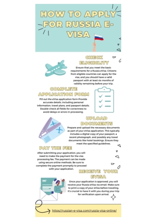 How to apply Russia evisa