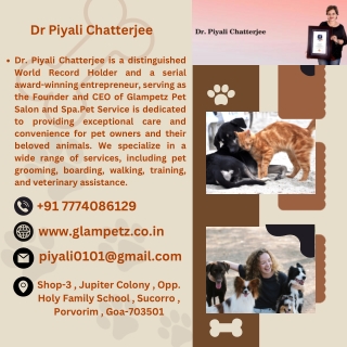 Dr. Piyali Chatterjee is a distinguished World Record Holder and a serial award-
