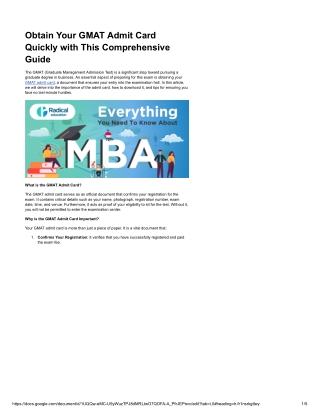 gmat admit card - Google Docs