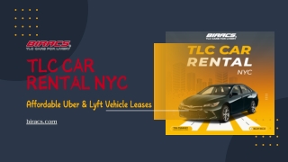 Tlc Car Rental NYC: Affordable Uber & Lyft Vehicle Leases