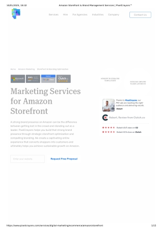 Marketing Services for Amazon Storefront PixelCrayons™