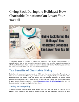 Giving Back During the Holidays How Charitable Donations Can Lower Your Tax Bill.docx
