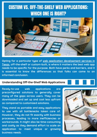 Custom Web Application Development Services