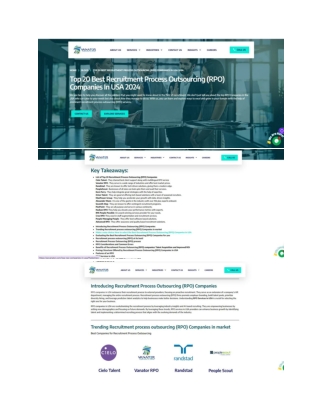 ..Top 20 Best Recruitment Process Outsourcing (RPO) Companies In USA 2024