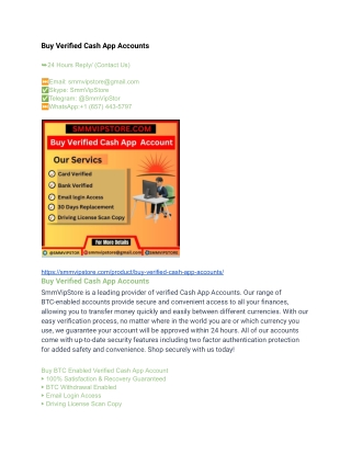 Buy Verified Cash App Accounts