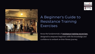 Beginner’s Guide to Resistance Training Exercises by Incendiary