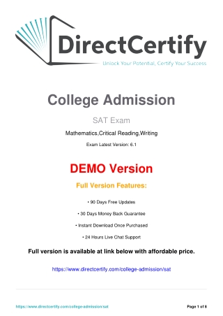 "Simple Q&A PDF for SAT Exam Preparation Guide"