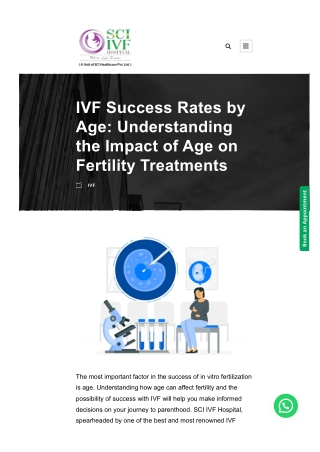IVF Success Rates by Age: Understanding the Impact of Age on Fertility Treatment