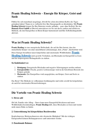 Pranic Healing Schweiz   Energie für Körper, Geist und Seele