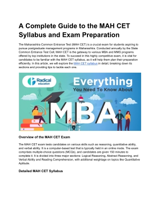 mah cet syllabus - Google Docs