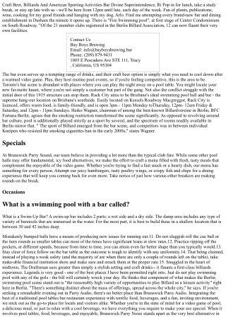 Craft Beer, Billiards And American Sports Bar Providence, Ri