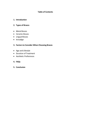 Which Braces Are Best A Guide to Choosing the Right Type for Your Smile