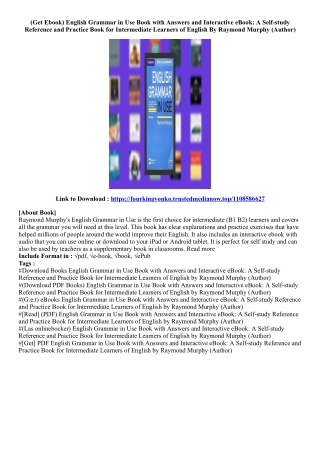 (Best Ebook) English Grammar in Use Book with Answers and Interactive eBook: A S