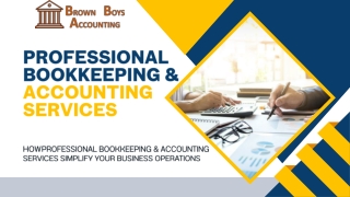 Bookkeeping services pdf