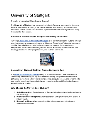 University of Stuttgart