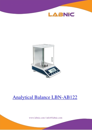 Analytical Balance LBN-AB122