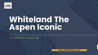 Whiteland The Aspen Iconic: Luxury Redefined