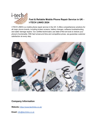 I TECH LINKS Blog File